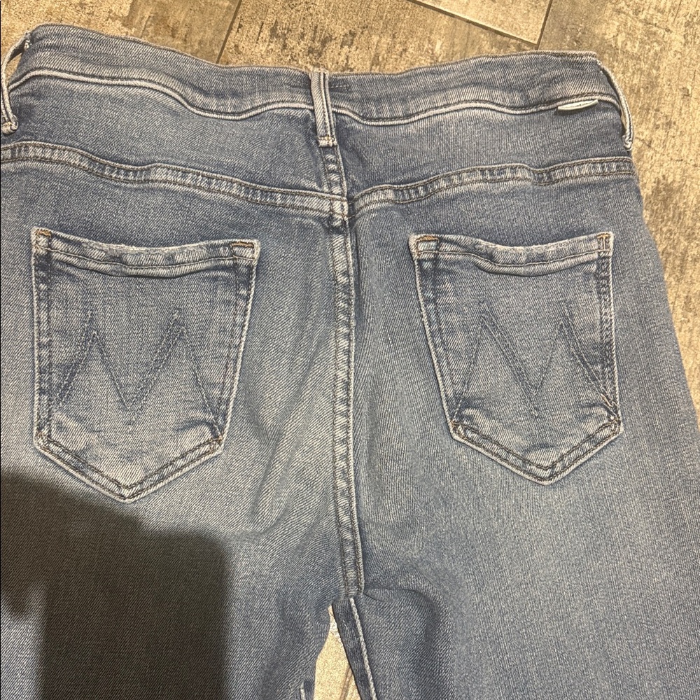 MOTHER The Fly Cut Stunner Ankle Fray Jeans - Picture 6 of 8